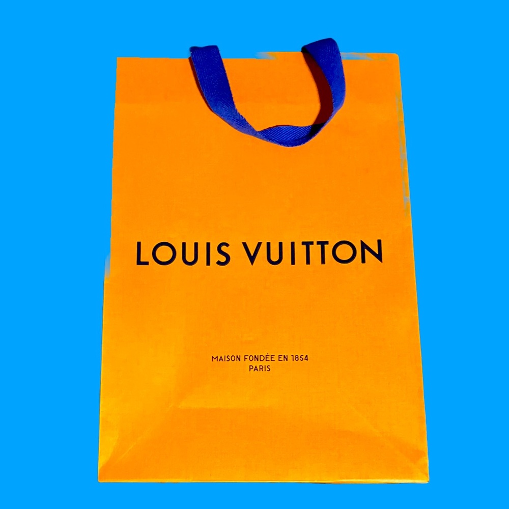 Louis Vuitton Orange Shopping Bag